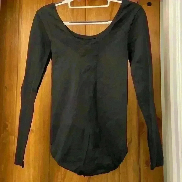 Spanx Long Sleeve Bodysuit Cream (1X) Black (L) Each Sold Separately - Picture 11 of 11